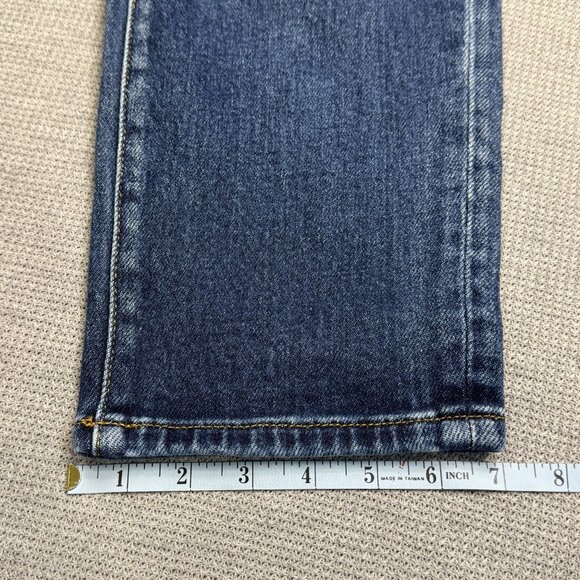 KanCan Womens Blue Distressed Denim Jeans High Rise Straight Leg Size 9/28 - Picture 12 of 13
